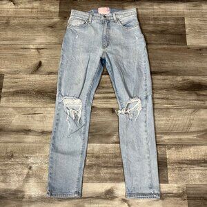 REVICE Venus Neverland Star Embroidered Skinny Jeans Blue Women’s Size 27